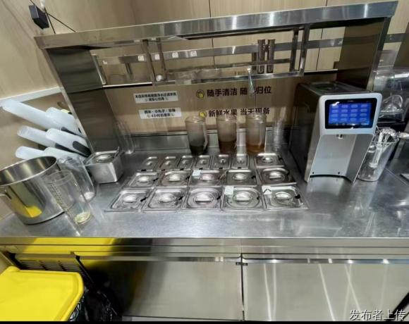 杭州周边九成新二手奶茶设备出售 水吧设备全套二手