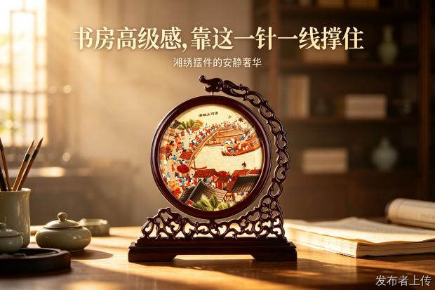 长沙湘绣实体店实拍！火车站地铁口纯手工湘绣
